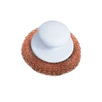 Copper Mesh Scouring Pad W/ Comfort Knob - Heavy Duty Knitted Wire By Lola. Fixed Price $12.61.