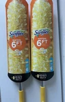 X2 - Swiffer Super Extendable Dusting Kit With Refills 1HANDLE, 4DUSTERS. Fixed Price $18.00.
