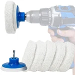 7 Pack Drill Brush Set For Deep Cleaning Scratch Resistant Bathroom Oven Counter. Fixed Price $27.19.