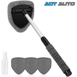 4 Pads Gray Extendable Car Windshield Cleaner Tool Window Glass Wiper Brush. Fixed Price $9.90.