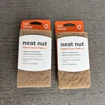2 X Full Circle Scrub Brushes & Sponges Neat Walnut Shell Scour Pads. Fixed Price $12.65.