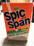 Vintage Old Detergent Spic And Span Cleaner Unopened Box 16OZ Remember 63 Cents. Fixed Price $12.50.