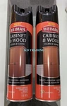 (2-PK) Weiman Furniture Cabinet & Wood Clean Restore Shine W/ Almond Scent 17OZ. Fixed Price $27.95.