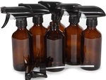 Vivaplex 6 Large 8 Oz Empty Amber Glass Spray Bottles With Black Trigger Spra.... Fixed Price $34.15.