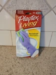 Playtex Living Gloves Purple Size Medium Drip Catch Cuff 3 Layer Protection New. Fixed Price $10.35.