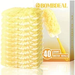 Bombdeal 40 Count Disposable Microfiber Duster Refills For Swiffer 360 Heav.... Fixed Price $110.22.