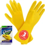 Steadmax 3/6 Pairs Cleaning Gloves, Reusable Natural Rubber Dish Non-sli. Fixed Price $7.80.