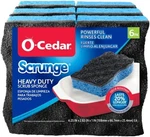 O-cedar Heavy Duty Scrunge Scrub Sponge 6 Count (pack Of 3). Fixed Price $31.75.