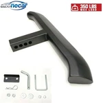 Black 28" Heavy Duty Steel Tow Hitch Step Bar 3.5" Slant Guard For 2" Receiver. Fixed Price $69.99.