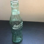 Vintage 1990S Coca-cola Classic 8 Fl Oz Green Glass Bottle No Refill Ct-ny-ma. Fixed Price $6.99.