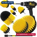 Holikme 8 Piece Drill Brush Attachments Set, Power Scrubber With Extend Long. Fixed Price $18.62.