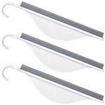 3 Pcs Tiny Shower Mirror For Bathroom Window Squeegees Doors. Fixed Price $13.07.