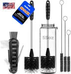 Holikme 6 Pack Bottle Brush Set, 14" Long Handle Stainless Steel Cleaner. Fixed Price $12.83.