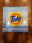 Tide Clean & Gentle Laundry Detergent Powder 68 Loads 77 Oz Box Hypoallergenic. Fixed Price $44.00.