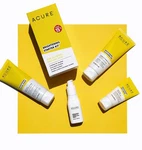 Acure Brightening Starter Kit - Cleansing Gel, Facial Scrub, Day Cream, And. Fixed Price $49.52.