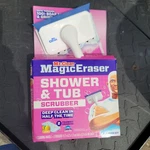 Mr. Magic Eraser Shower & Tub Scrubber, Bathroom Cleaner, All In One. Fixed Price $27.90.