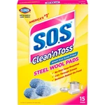 Clean Toss Steel Wool Soap Pads 15 Count Pack Of 6. Fixed Price $38.65.