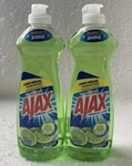 2X 14 Oz Ultra Ajax Vinegar + Lime Citrus Liquid Dish Soap. Fixed Price $12.00.
