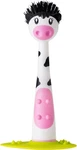 Moo Cow-shaped Soap Dispensing Dish Brush With Dispenser. Fixed Price $13.99.