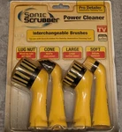 Sonic Scrubber Pro Automotive Detailer Power Cleaner Interchangeable Brushes New. Fixed Price $14.00.