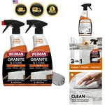Granite And Stone Cleaner 3-IN-1, Removes Grease, Stains & Watermarks, Streak.... Fixed Price $52.99.