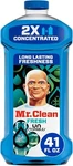 Mr.clean 2X Concentrated Multi Surface Cleaner With Unstopables Fresh Scent 41OZ. Fixed Price $10.42.