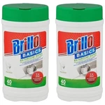 Brillo Basics Bathroom Wipes Multi Surface Cleaner 40 (pack Of 2). Fixed Price $14.99.