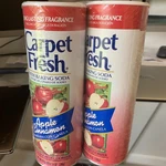 2X Carpet Fresh 14 Oz. Each Apple Cinnamon Rug & Room Deodorizer Usa. Fixed Price $25.99.