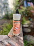 Mrs. Meyer's Clean Day Dish Soap Liquid, Geranium, 16 Fl Oz. Fixed Price $8.00.
