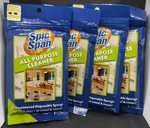 (4) Spic And Span Individual All Purpose Cleaner Premoistened Disposable Sponge. Fixed Price $7.95.