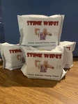 Stink Wipes Lemon Scented Fishing Lot Of 4 Packs New Manufacturer Sealed. Fixed Price $17.00.