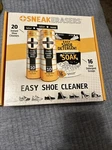 Sneakerasers Easy Shoe Cleaner Kit (2) 10PK + Soak Detergent Oz. Fixed Price $14.00.