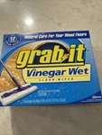 Grab It Vinegar Wet Wipes 12CT Natural Care-wood Floors Nib Discontinued!. Fixed Price $18.99.