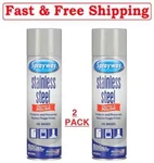 (2 Pack) Sprayway SW841 Oil-based Stainless Steel Cleaner And Polish, 15 Oz.. Fixed Price $17.99.