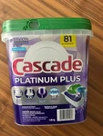 Cascade Platinum Plus Dishwasher Detergent Pods Fresh Scent 81 Actionpacks Dawn. Fixed Price $34.99.