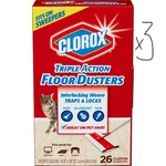 Clorox Triple Action Floor Dusters 26 Count New/sealed Lot Of (3) Boxes. Fixed Price $79.99.
