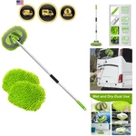 Car Wash Brush Mop Kit Chenille Microfiber Long Handle Cleaning Tools Accesso.... Fixed Price $30.60.