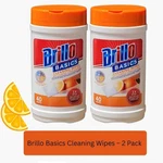 Brillo Basics Citrus Cleaning Wipes 2 Pack 80 Total Multi-surface Fresh. Fixed Price $14.18.