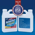 2 Pack Superfast Drain Cleaner Clears Clogs Minutes Dissolves Hair, Grease &. Fixed Price $69.99.