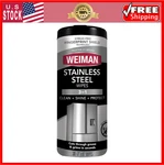 Weiman Stainless Steel Cleaner Wipes, 30 Count, Removes Grease & Grime. Fixed Price $9.78.