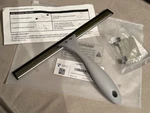Amazerbath Shower Squeegee - Glass Doors, Mirrors, Windows, Autos W/ Holder Nip. Fixed Price $10.00.
