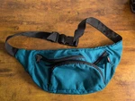 Vintage 90S Sundog Fanny Pack Made Usa Teal Canvas Waist Bag Itw Nexus. Fixed Price $28.00.