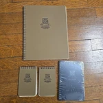 Lot Of 4 Rite Rain All-weather Notebooks. Fixed Price $45.00.