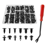 Zndaw 240 Pcs Car Bumper Retainer Clips, Auto Plastic Rivets Fasteners Black. Fixed Price $21.43.