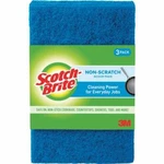 (10-3PK)-3M Scotch-brite Non-scratch Scouring Pad Made Of Synthetic Fiber 623-10. Fixed Price $46.89.