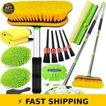 Dgheyqt 62" Car Wash Brush Kit With Tire & Squeegee. Fixed Price $56.99.