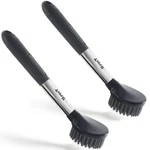 Soap Dispensing Dish Brush (2 Pack) Ergonomic Kitchen Scrub With. Fixed Price $19.86.