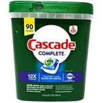 Cascade Complete Dishwasher Detergent, With Dawn Grease Fighting Power, 90 Fresh. Fixed Price $40.82.