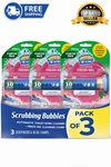 Scrubbing Bubbles Toilet Cleaning Gel Pack Of 3 - Floral Fusion, 6 Stamps Each. Fixed Price $21.99.
