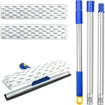 53" Window Squeegee Cleaner, 2 1 Cleaning Tool Kit, Shower. Fixed Price $22.59.